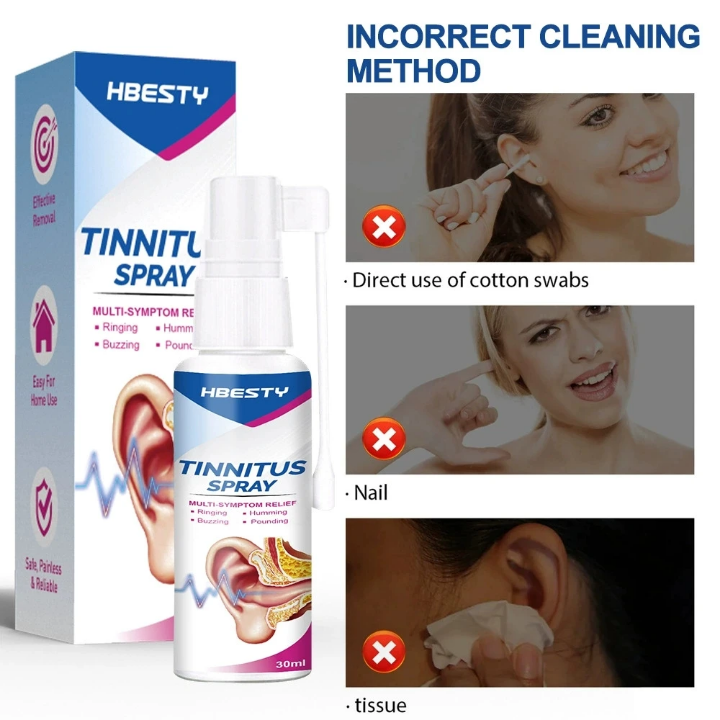 Spray nettoyant pour les oreilles